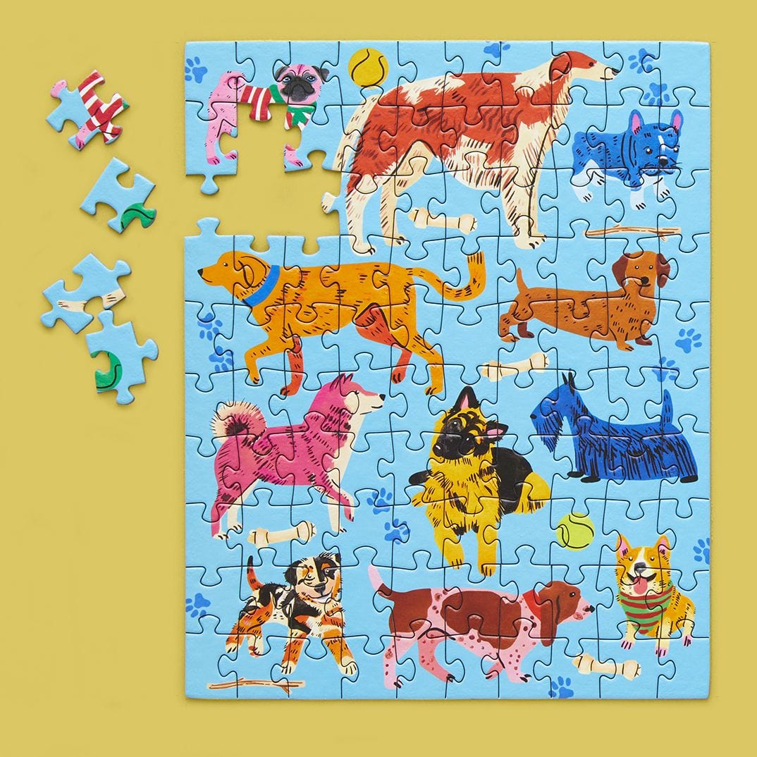 Jigsaw Puzzle - 100 Piece Snax (Pooches Playtime)