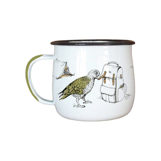 Enamel Mug - Mountain Birds