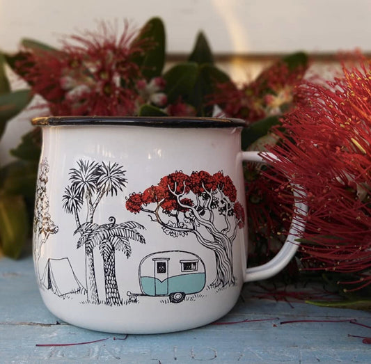 Enamel Mug - Camping