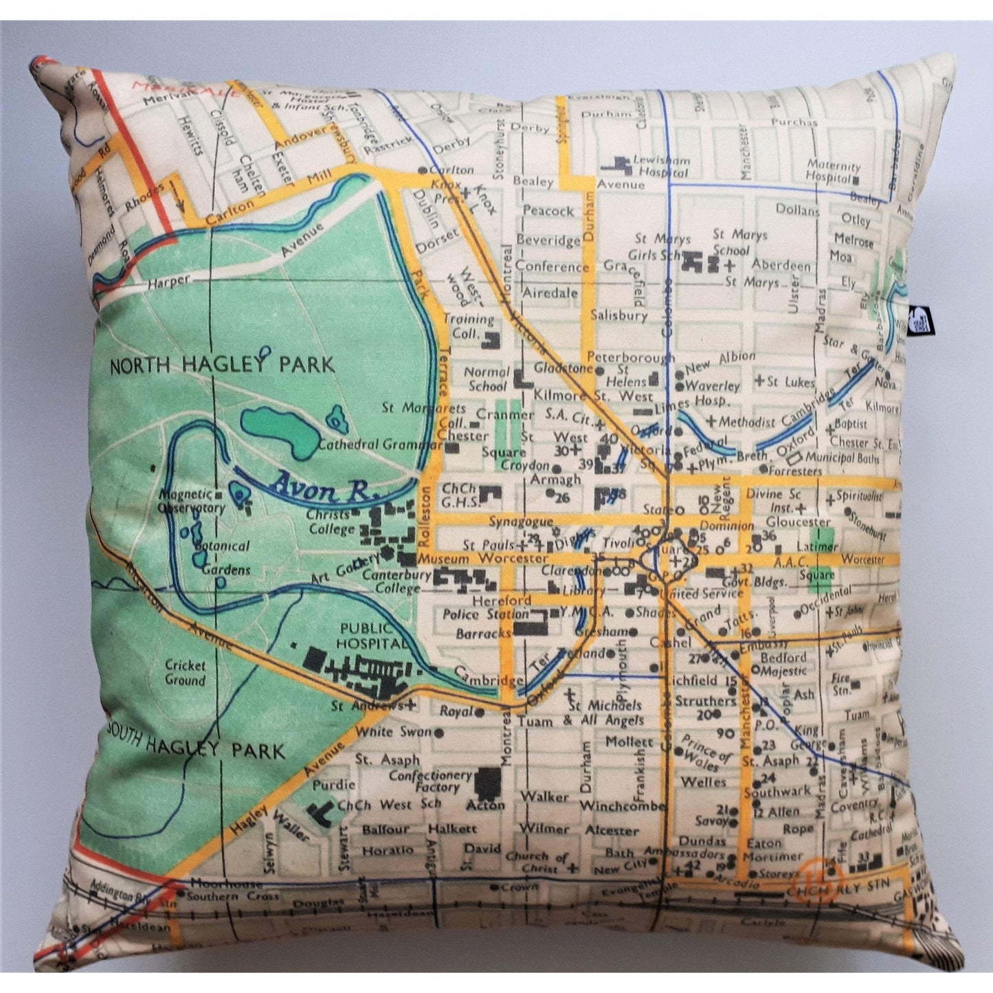 Cushion Cover - Christchurch Inner City