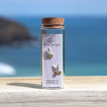 Little Taonga - Silver Huia Feather Earrings