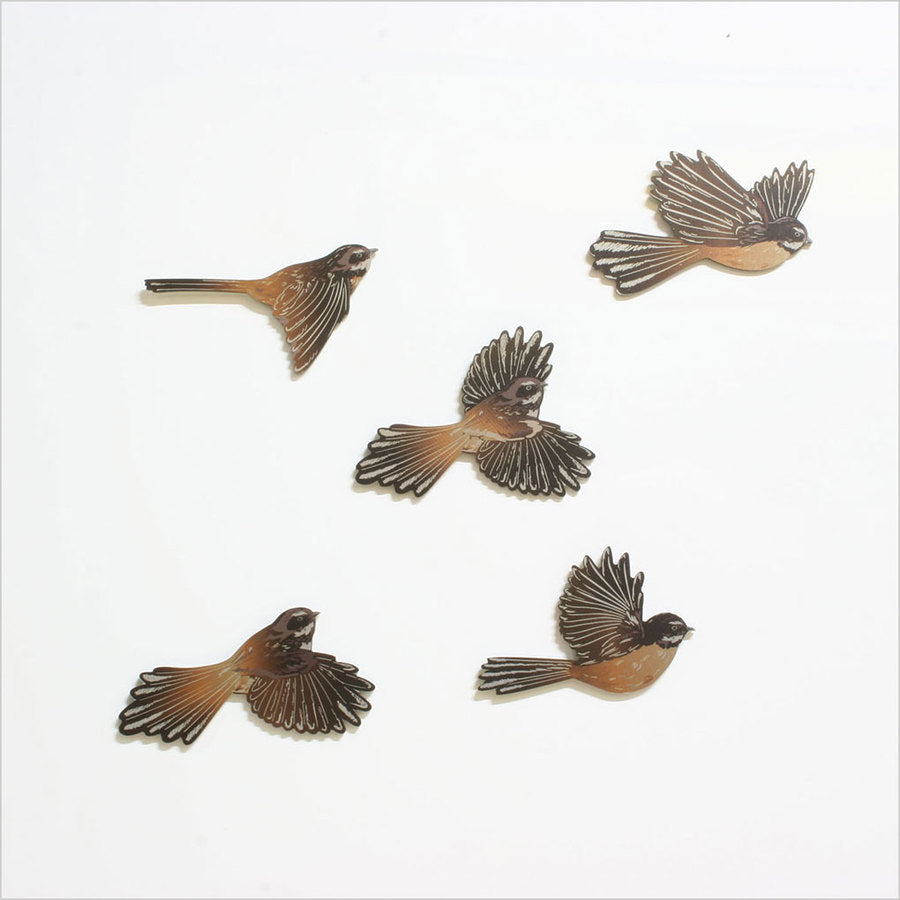 Crystal Ashley Wall Art Set - Fantails