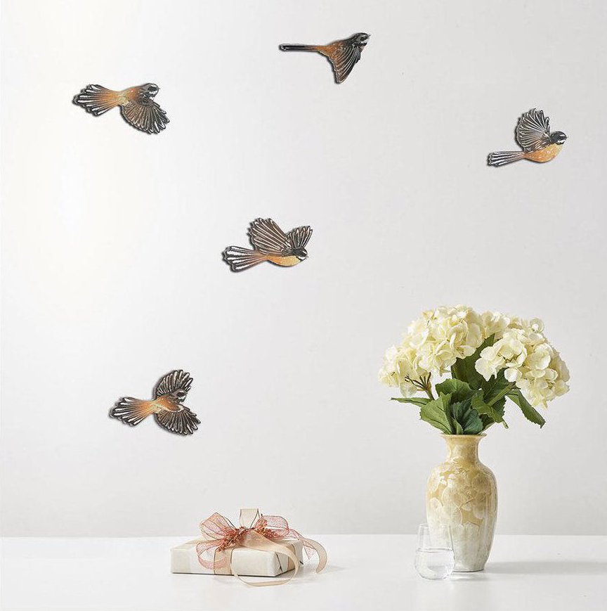 Crystal Ashley Wall Art Set - Fantails