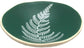Jo Luping Small Bowl - Fern (White on Green)