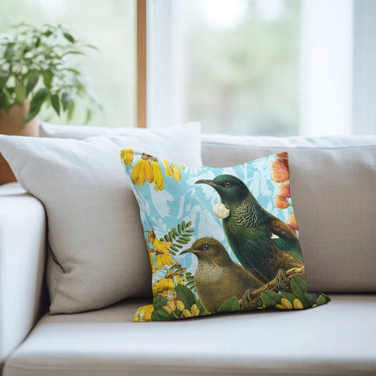 Cushion Cover - Botanical Tui