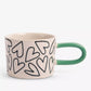 Ceramic Mug - Outline Hearts (Caroline Gardner)