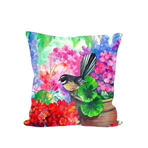 Cushion Cover - Garden Fantail