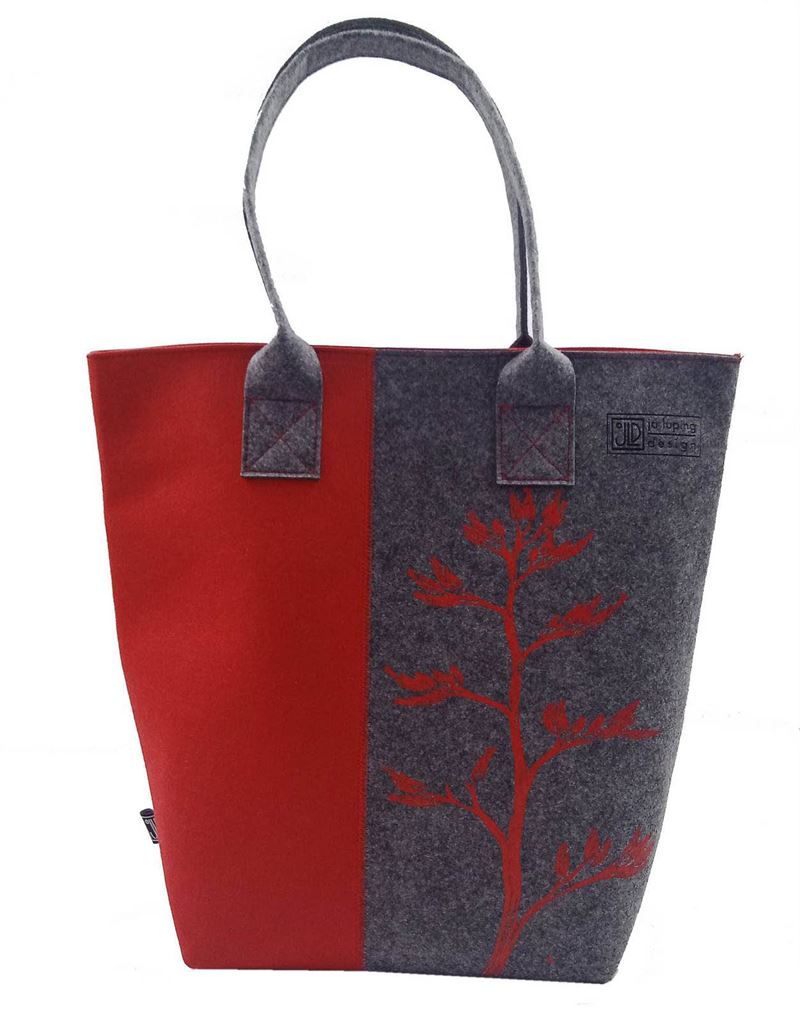 Jo Luping Design Tote Bag - Harakeke Flower