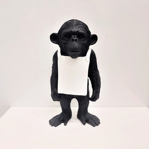 Monkey Sign Sculpture