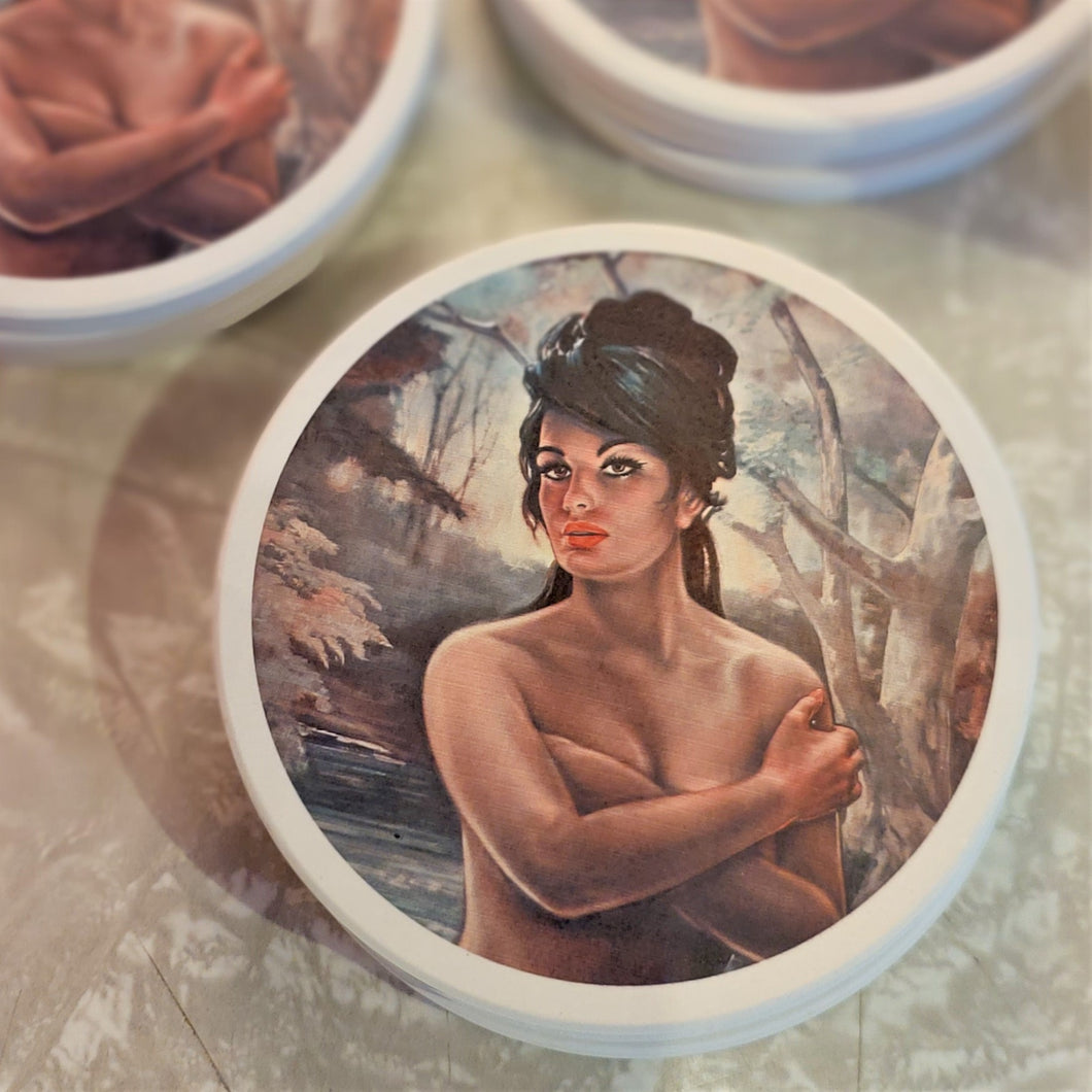 Iconic Tina Ceramic Coaster