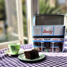 Load image into Gallery viewer, Dairy Retro Cake Tin
