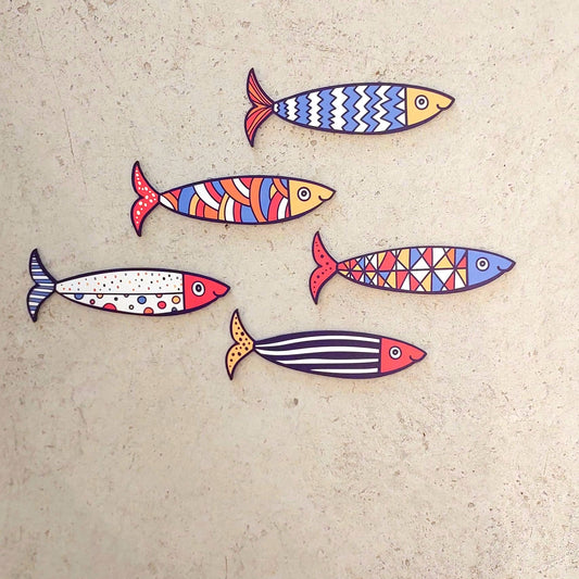 Crystal Ashley Wall Art Set - Fish