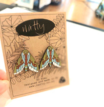 Load image into Gallery viewer, Natty Earrings - Puriri Moth
