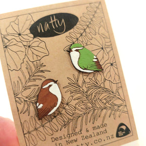 Natty Earrings - Rifleman Studs