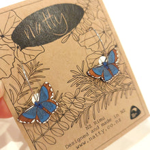 Load image into Gallery viewer, Natty Earrings - Blue Butterfly
