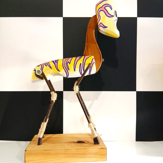 Art Sculpture - Zebra Horse