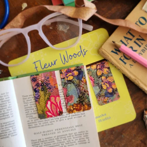 Magnetic Bookmark Set (Fleur Woods)