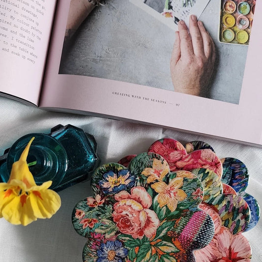 Meadow Ceramic Coaster Set (Fleur Woods)