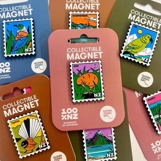 Enamel Stamp Magnet