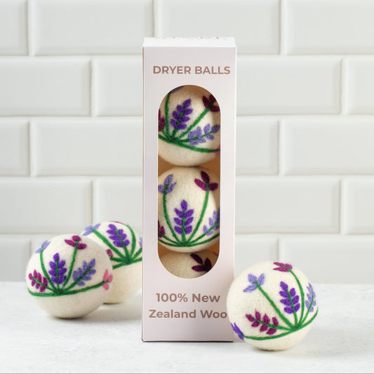 NZ Wool Dryer Balls (3 Pack) - Lupin