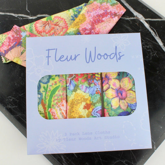 Lens Cloth Set (Fleur Woods)