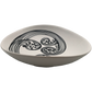 Jo Luping Medium Bowl - Ponga Frond (Black on White)
