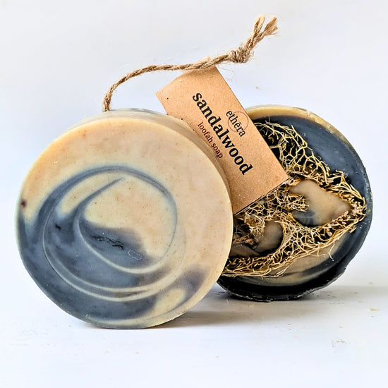 Ethēra Loofah Soap - Sandalwood