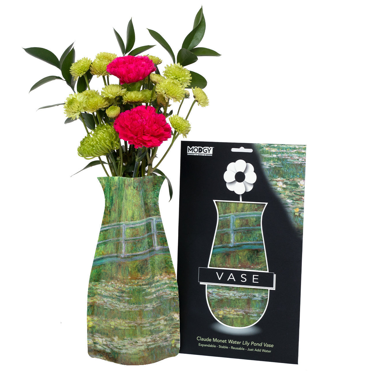 Expandable Flower Vase - Water Lily Pond (Claude Monet)
