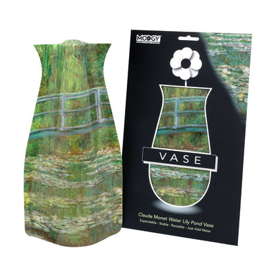 Expandable Flower Vase - Claude Monet Water Lily Pond