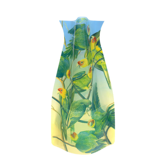 Expandable Flower Vase - Carolina Parakeets