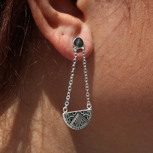 Little Taonga - Maunga-Nui Breastplate Earrings