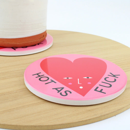 Studio Soph Coaster - Hot as F***