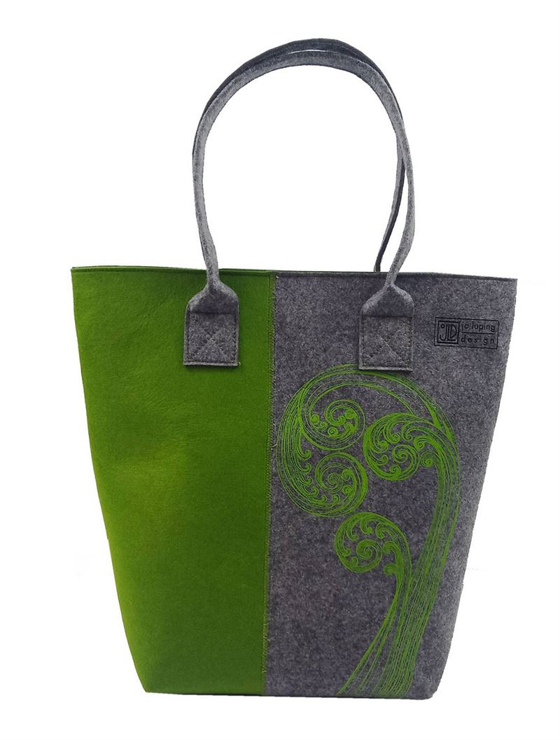 Jo Luping Design Tote Bag - Ponga Frond