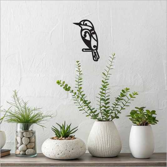 Crystal Ashley Wall Art - Koru Kingfisher