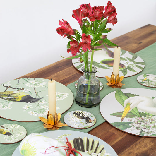 Placemat Set - Birds and Botanicals