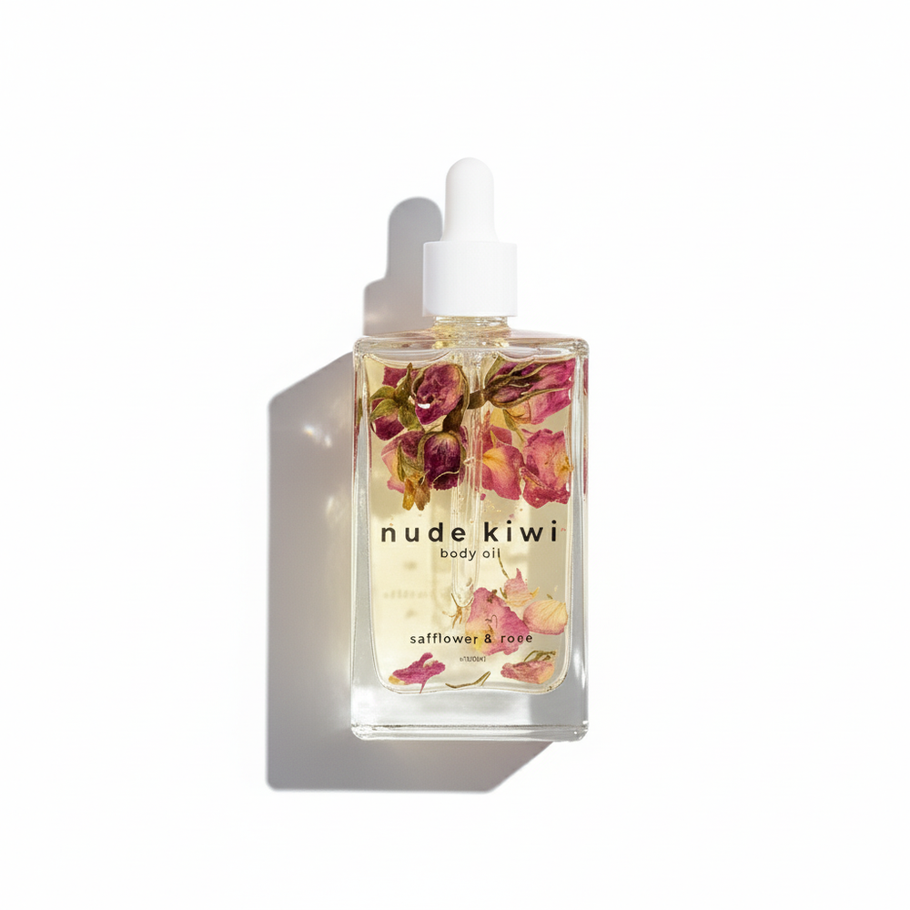 Nude Kiwi - Body Oil (Safflower & Rose)