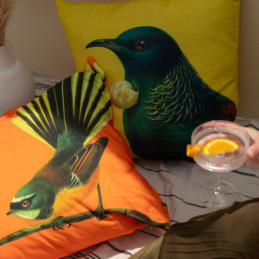 Native Bird Cushion Cover - Tui