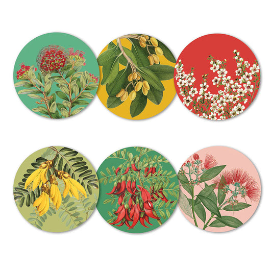 Coaster Set -  Native Botanicals