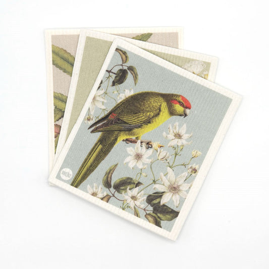 Dishcloth Set - Birds & Botanicals