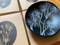 Jo Luping Medium Bowl - Tī Kōuka (White on Black)