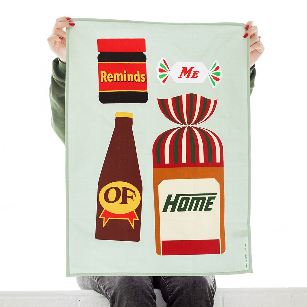 Glenn Jones Tea Towel - Reminds Me of Home