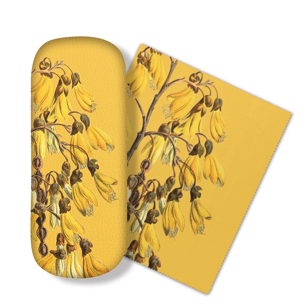 Glasses Case - Kowhai Flower