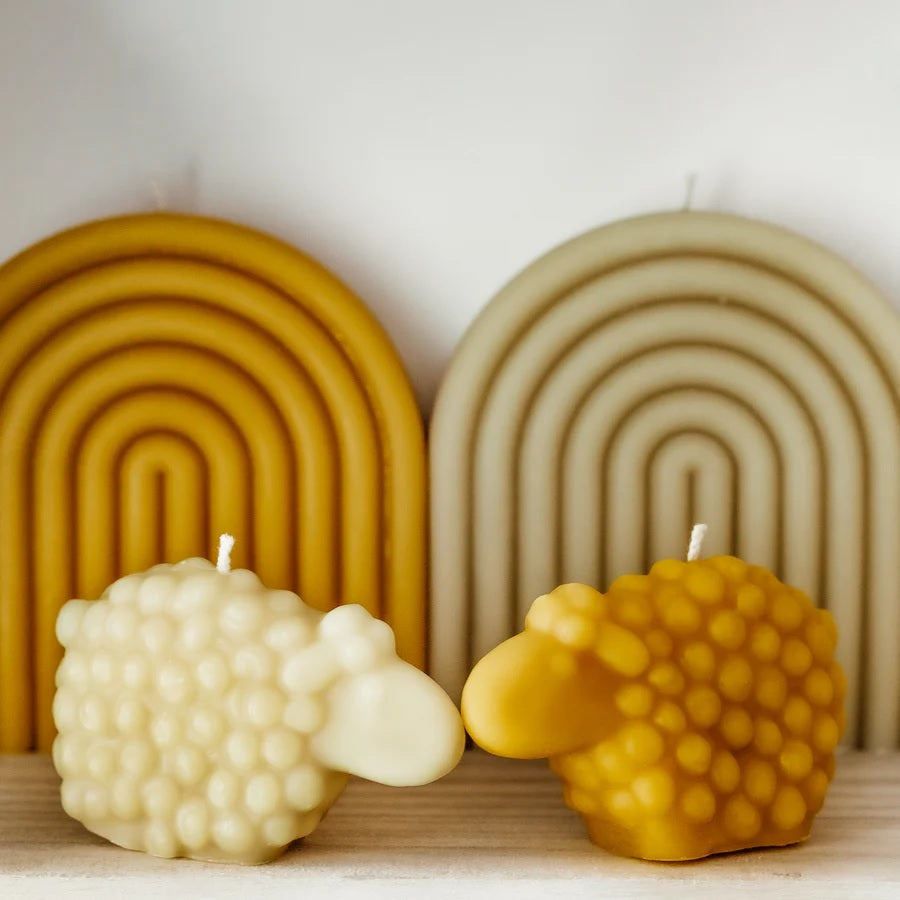 Beeswax Candle - Sheep