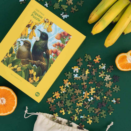 Jigsaw Puzzle - Botanical Tui