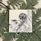 Ceramic Coaster - Cicada & Koru (Katy Hayward)