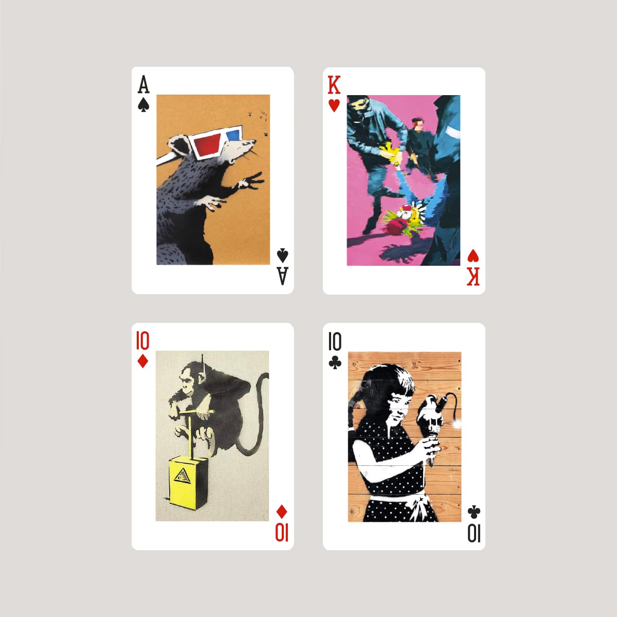 Novelty Playing Cards - More Banksy