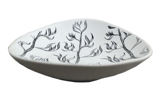 Jo Luping Medium Bowl - Harakeke (Black)