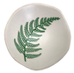Jo Luping Small Bowl - Fern (Green on White)