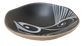 Jo Luping Small Bowl - Pīwakawaka (White on Black)