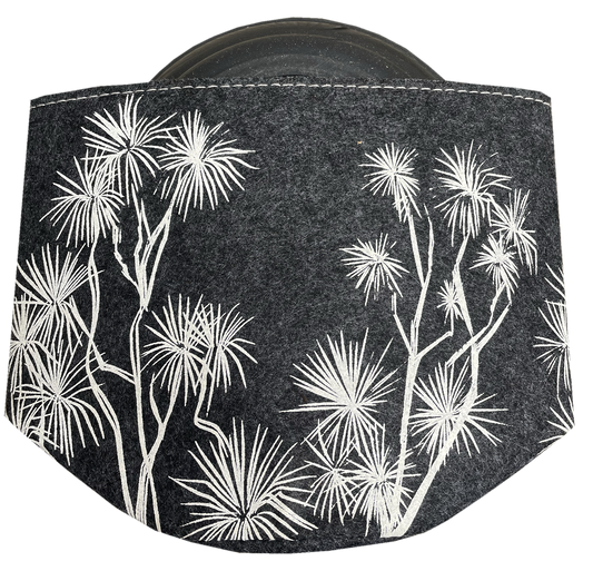 Eco Felt Growbag - Tī Kōuka (Grey)